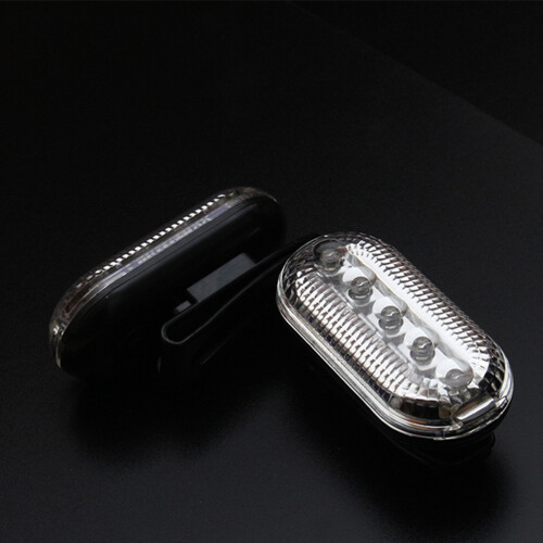 LED warning strobe light red blue 5-pack surface mount 2