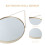 Gold Round Bathroom Mirror Wall Decor 4