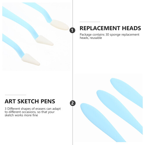 Kids' sketch sponge wiper for drawing correction 1