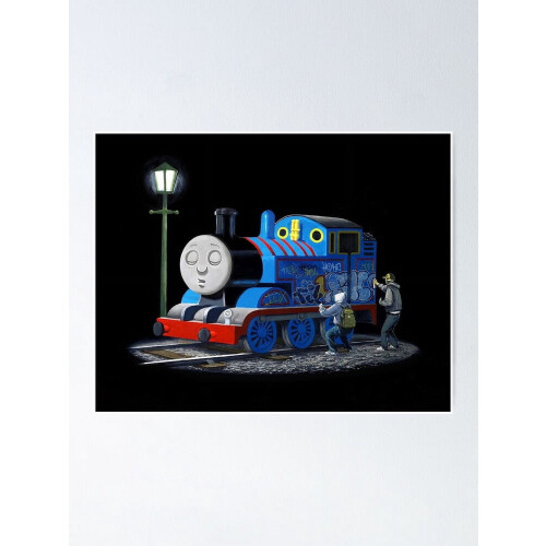 Thomas Tank Banksy Graffiti Modern Art Decor Unframe 2
