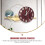 Digital Wall Clock Retro PVC Decorative Hanging 1pc 6