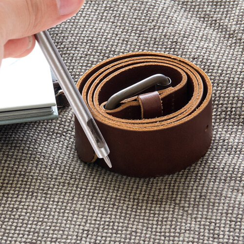 Leather Craft Punches Hollow Alloy Belt Tools 5 Pcs 2