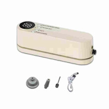 (White) Mini Food Saver Vacuum Sealer Machine,Cordless Rechargeable Sealer Digital
