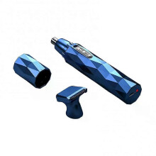 (Blue Set) Portable Hair Cutting Machine Detachable Washable Black Home-appliance Nose Ear Razor Shaver Longer Life Abs Hair Shaving Tool