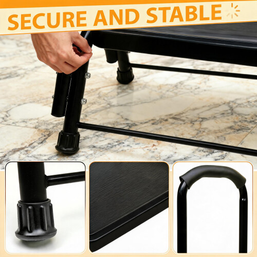 NON SLIP SAFETY STEP KITCHEN BATH STOOL MOBILITY SUPPORT PLATFORM HANDRAIL AID 2
