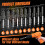 20pcs Wire Bore Brush Set with,Wire Brush for Drill,with 1/4 Hexagonal Handle,for Electric Drill,RustProof Cleaning Hole 7