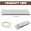 Double Layer Insulation Foam Panels, Portable Air Conditioner Window Vent Kit, Adjustable AC Window Seal Panels 7