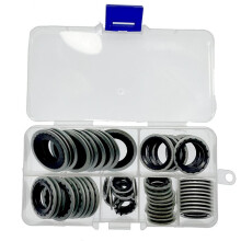 60pcs Sealing Gaskets for Automotiveair Conditioning Systems,Expansionvalve Gaskets,Pipe Gaskets,Compressor Gaskets