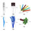 6Pcs Plastic Air Conditioner Fin Cleaning Tool Sets Efficient Professional Auto Cooling System Repair Tool Remove Dust 4