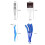6Pcs Plastic Air Conditioner Fin Cleaning Tool Sets Efficient Professional Auto Cooling System Repair Tool Remove Dust 5