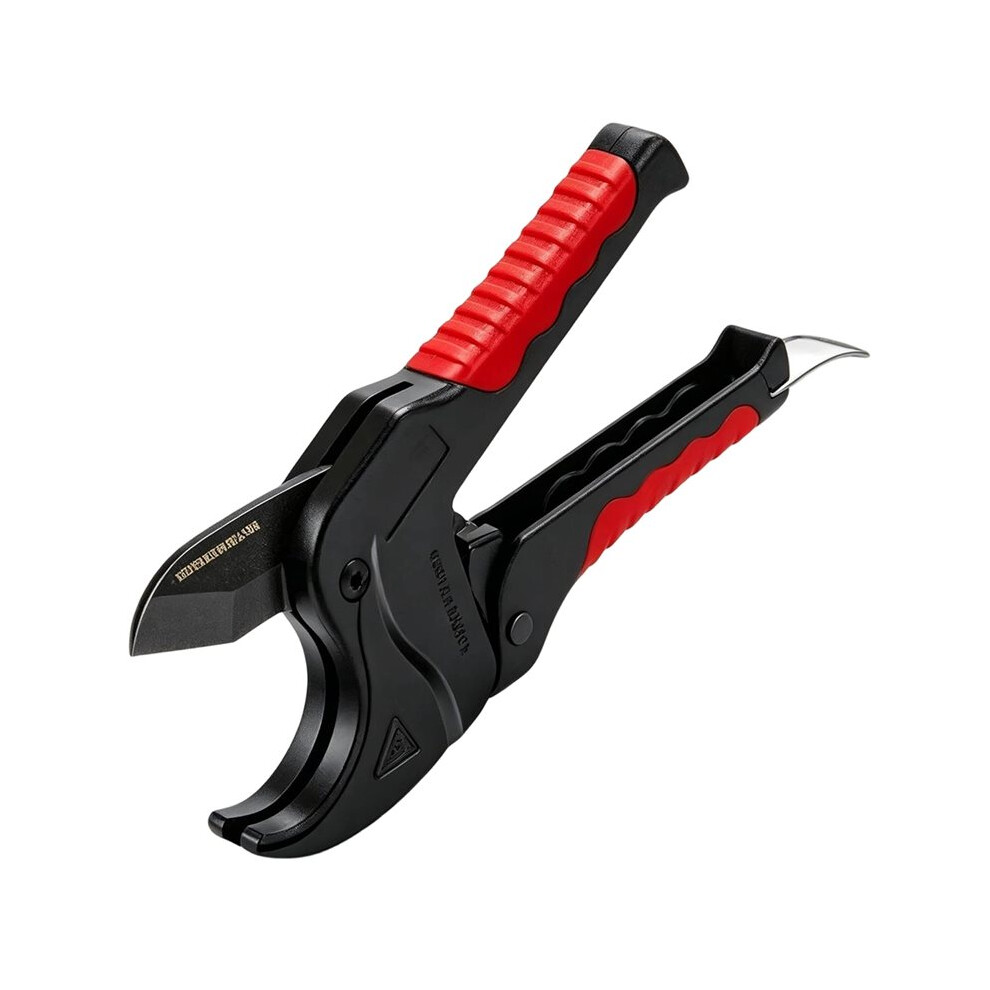 Delixi Duty Ratchet Pipe Cutter 42Mm Pipe/Tube/Hose Cutter With Ratchet Scissors Mechanism Adjustable For Plumbing Hvac 6031552938521