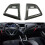 Air Conditioning Dashboard Vent Cover Decoration Frame for  Veloster 2011-2017 6
