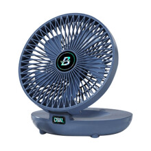 2IN1 Folding Desktop Fan Portable Air Conditioner Wall Mounted Fan Rechargeable with 3 Gears for Home Office