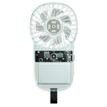Handheld Fan Adjustable Speed Pocket Air Cooler Fan 1200mAh Outdoor Portable Fan for Outdoor Travel Camping