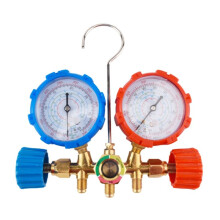 R134A Fluoride Table Snow Pressure Gauge AC Manifold Gauge Set R134A Fluoride Table Snow Pressure