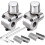 Kit com 2 Válvulas para Torneira de Geladeira BPV-31, Adequadas para Tubos com Diâmetro Externo de 1/4 Polegadas, 5/16 Polegadas e 3/8 Polegadas. 1