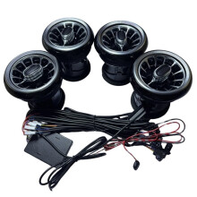 256 Colours LED Air Vents for A3 S3 RS3 2004-2011 Car Dashboard Ambient Light Air Conditioner Outlet Nozzle Refit