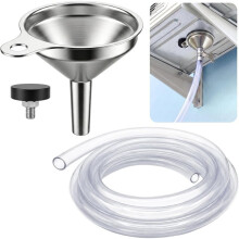 6Ft Magnetic Window Air Conditioner Drain Kit, Universal Portable AC Drain Hose Kit AC Drain Pipe Replacement Condensate