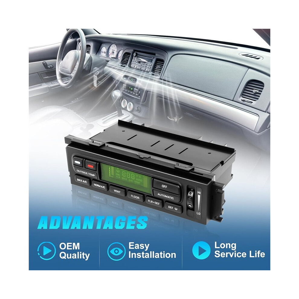 599-220 A/C Heater Climate Control Module For Crown Victoria For Mercury Grand Marquis Maraude 6W7h19c933aa 6031254412213