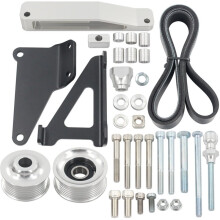A/C & P/S Eliminator Delete Pulley Kit for   K20 K24 Engines K Series