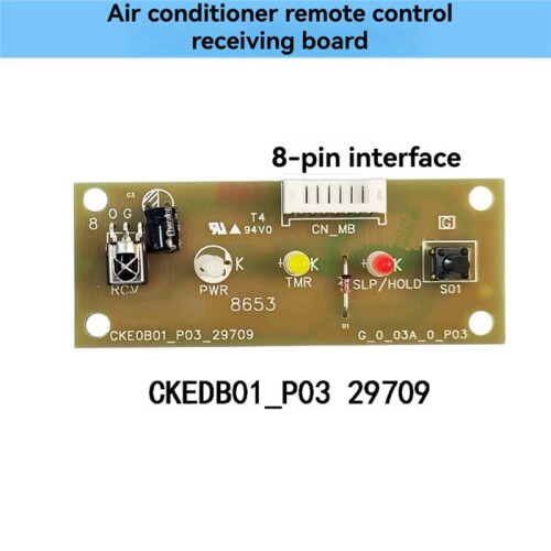 For  Central Air Conditioning Ceiling Unit Receiver Board CKEDB01_P03_ 29709 CKFG0003A Indicator Light Button 1