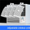 Universal Window Air Conditioner Windshield Adjustable Wind Direction Purification with Filter Activated Carbon 4