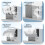 Universal Window Air Conditioner Windshield Adjustable Wind Direction Purification with Filter Activated Carbon 3