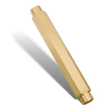 EDC-Brass Pocket Pen, Small Short & Compact Fancy Vintage Ballpoint Pen for Travel, Gift Pen with 4 Refills Set 7