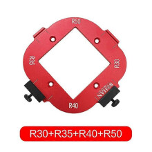 (30-50r) Trimming Machine Cutting Fillet Template R-angle Arc Template for Woodworking Electric Router Slotting Wardrobe Woodboard Tools