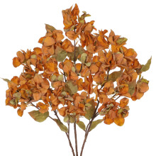 Künstliche Bougainvillea-Blüten 5 Stück Seidenorange 27,5 Zoll — kunstblumen, seidenblumen, deko blumen