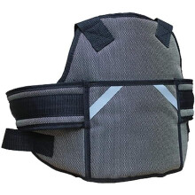 Reflective Motorcycle Child Safety Harness, Adjustable Grey Universal — kid motorcycle belt, atv harness
