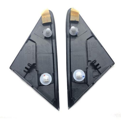 20X Front Left & Right Side Mirror Triangle Garnish Cover Panel Triangle Plate Corner for  Vios 2014-2021