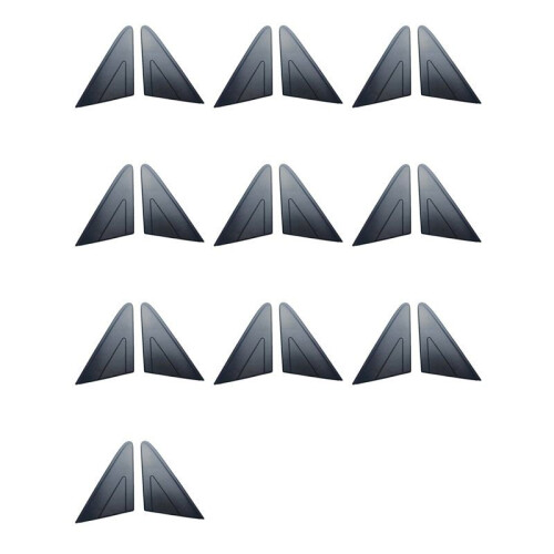 20X Front Left & Right Side Mirror Triangle Garnish Cover Panel Triangle Plate Corner for  Vios 2014-2021 1