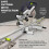 (Green flat shaft) Adjustable Cutting Machine Support Frame Table Saw Stand Height Adjustable 2024 3