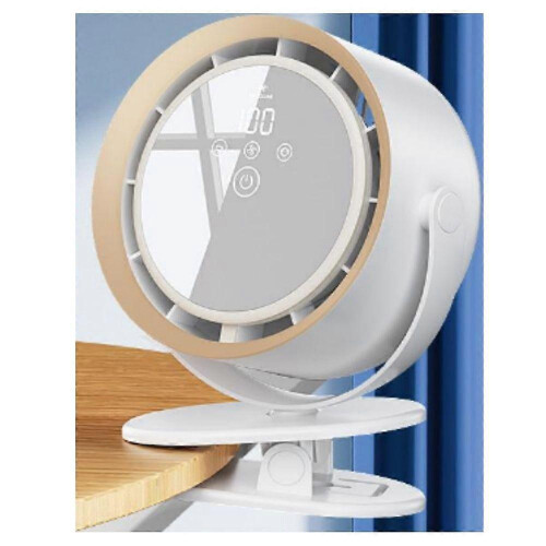 (charging Clip type, White) Libiyi Cooling Ace, Coldeez Cooling Ace, Desktop Wall Mounted Bladeless Fan