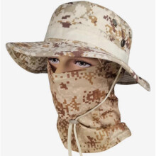 (COLOR 14) Cooling Neck Gaiter Face Mask Boonie Hat Set, Boonie Hats Fishing Hat for Men