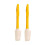 (yellow) 2 in 1 High Temperature Resistant Baking Scraper, Kitchen Mixing Spatula 1