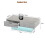 Modern Grey LED Coffee Table 2