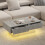 Modern Grey LED Coffee Table 4