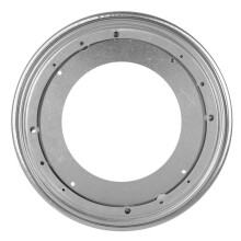 3pcs 12 Inch Round Shape Galvanized Turntable Rotating Swivel Plate Kitchen & Display Table Hardware