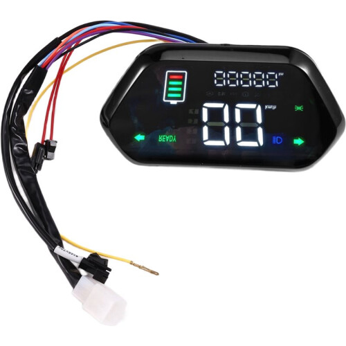 2X 48V 60V 72V LED Display Meter Control Panel Motor Controller Display for E-Bikes Scooter 2
