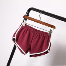(xxl, Burgundy) Women's Sports Shorts Yoga Gym Lady Jogging Lounge Summer Beach Pants