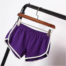 (xxxl, Purple) Women's Sports Shorts Yoga Gym Lady Jogging Lounge Summer Beach Pants