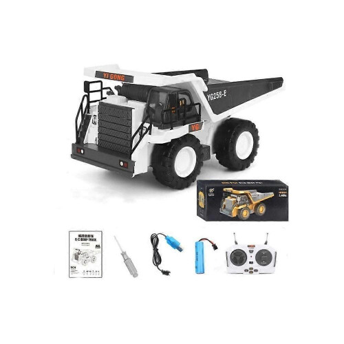 (Truck  White) Mudsterz Command The Site Conquer The Dirt,Mudsterz Trucks,Mudsterz Construction