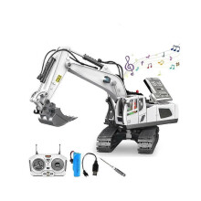 (Excavator White) Mudsterz Command The Site Conquer The Dirt,Mudsterz Trucks,Mudsterz Construction