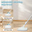 Hands-Free Flat Mop and Bucket with Wringer Set 5