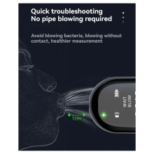 Compact Highly Accurate Sensitive Alcohol Detector Rechargeable Long-Lasting Breathalyzer G1 Multi-Language Tester