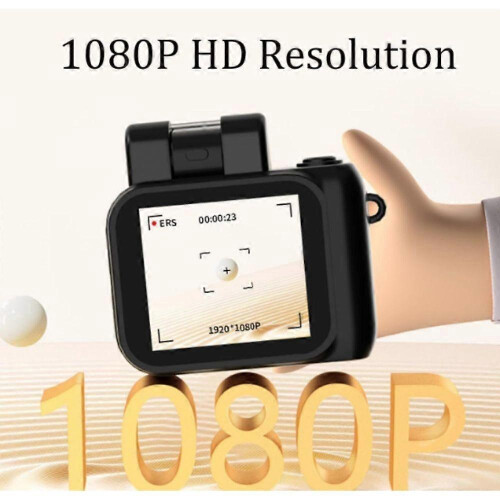 (Without spare battery, black) Mini Camera, Mini Vintage Camera, Tiny Nostalgic Snap Camera 2