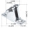 2pcs Boat Bimini Quick Disassembly Fixed Base Marine for Top Deck Hinge Mount Fitting Marine Hardware Yacht 6