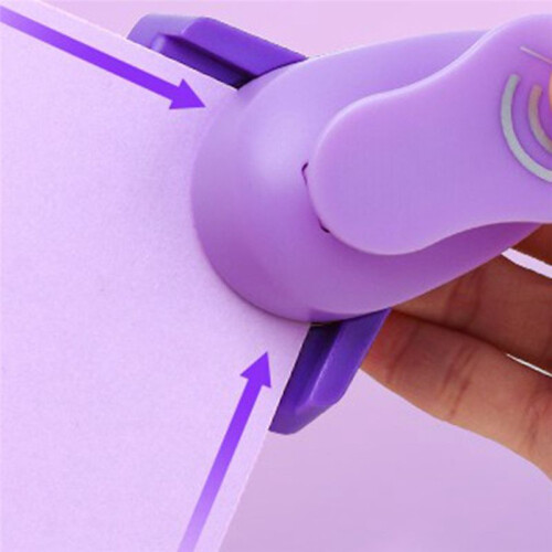 Double Right Angle Corner  Punch Curve DIY Hole Punch Paper Cutter Embossing Scrapbook